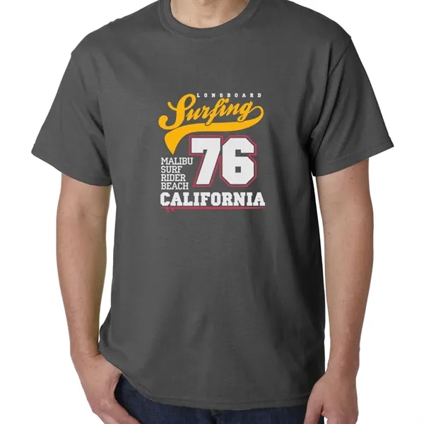 Unisex heavy cotton T-shirt with taped neck and shoulders.... from ASI 39552 BEL Promo