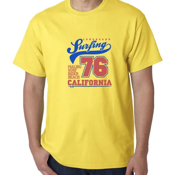 Unisex heavy cotton T-shirt with taped neck and shoulders.... from ASI 39552 BEL Promo