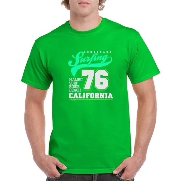 Unisex heavy cotton T-shirt with taped neck and shoulders.... from ASI 39552 BEL Promo