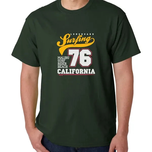 Unisex heavy cotton T-shirt with taped neck and shoulders.... from ASI 39552 BEL Promo