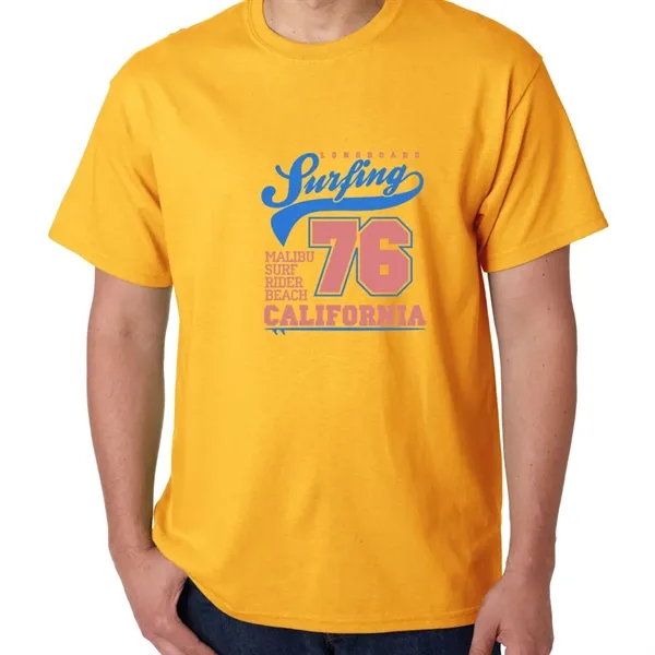 Unisex heavy cotton T-shirt with taped neck and shoulders.... from ASI 39552 BEL Promo