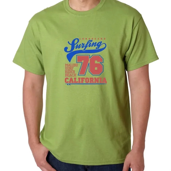 Unisex heavy cotton T-shirt with taped neck and shoulders.... from ASI 39552 BEL Promo