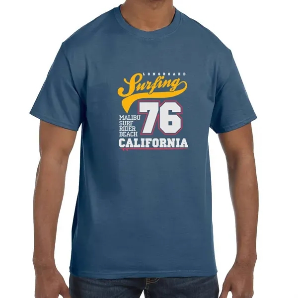 Unisex heavy cotton T-shirt with taped neck and shoulders.... from ASI 39552 BEL Promo