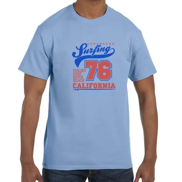 Unisex heavy cotton T-shirt with taped neck and shoulders.... from ASI 39552 BEL Promo