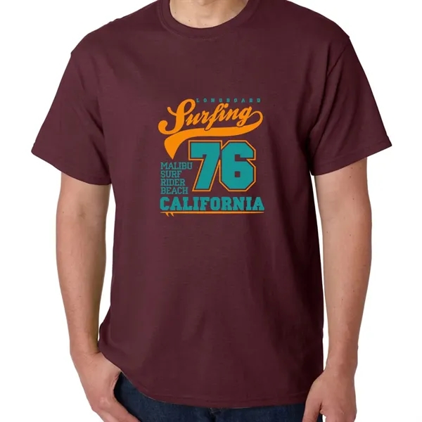 Unisex heavy cotton T-shirt with taped neck and shoulders.... from ASI 39552 BEL Promo