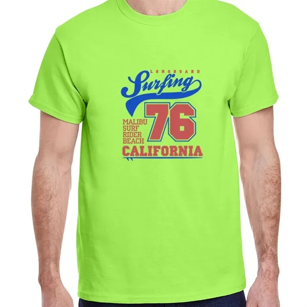 Unisex heavy cotton T-shirt with taped neck and shoulders.... from ASI 39552 BEL Promo