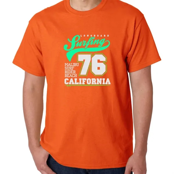 Unisex heavy cotton T-shirt with taped neck and shoulders.... from ASI 39552 BEL Promo