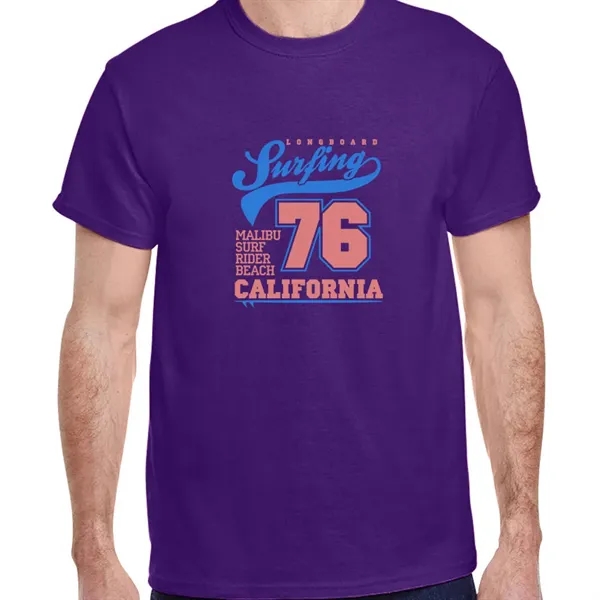 Unisex heavy cotton T-shirt with taped neck and shoulders.... from ASI 39552 BEL Promo