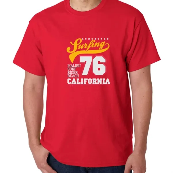 Unisex heavy cotton T-shirt with taped neck and shoulders.... from ASI 39552 BEL Promo