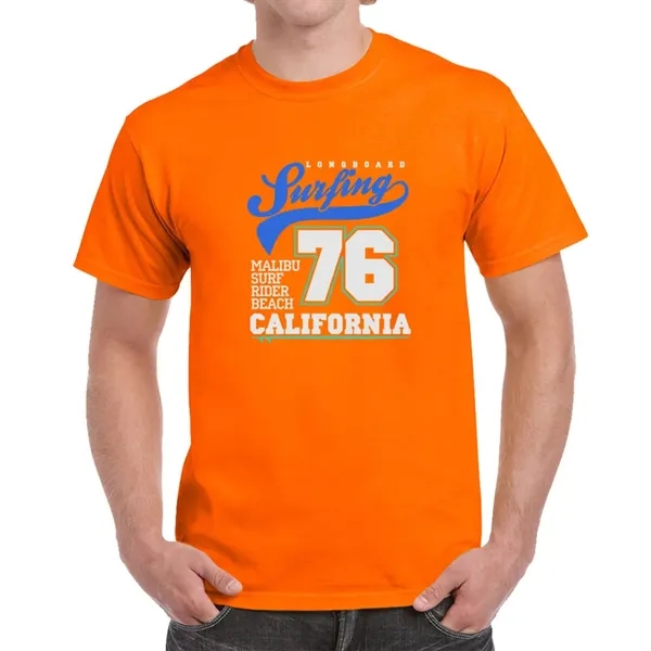 Unisex heavy cotton T-shirt with taped neck and shoulders.... from ASI 39552 BEL Promo