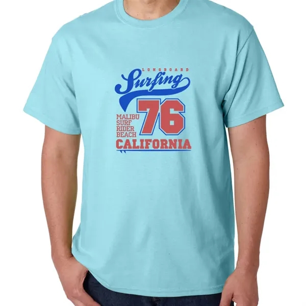 Unisex heavy cotton T-shirt with taped neck and shoulders.... from ASI 39552 BEL Promo