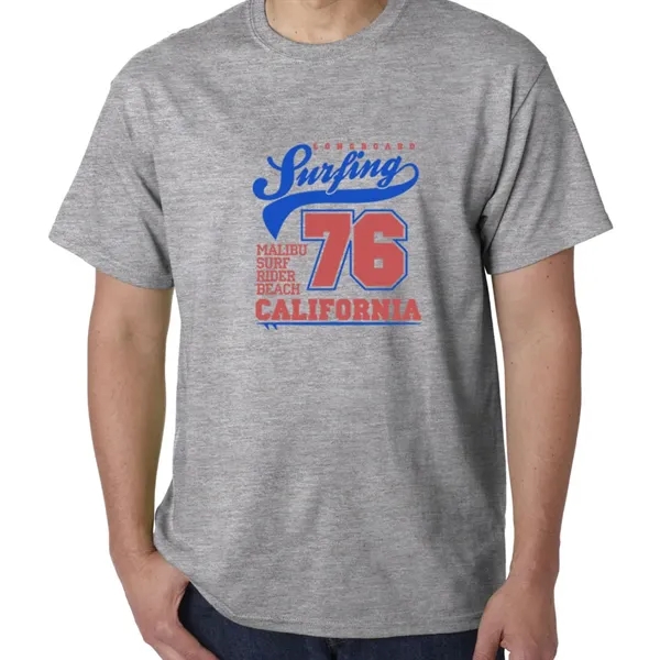 Unisex heavy cotton T-shirt with taped neck and shoulders.... from ASI 39552 BEL Promo