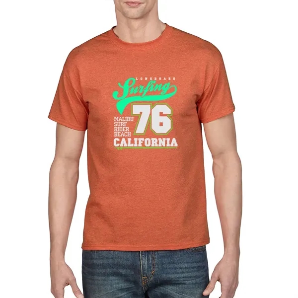 Unisex heavy cotton T-shirt with taped neck and shoulders.... from ASI 39552 BEL Promo