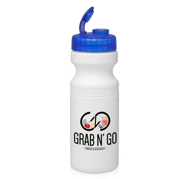 24 oz. bike water bottle with flip top made of PET... from ASI 39552 BEL Promo