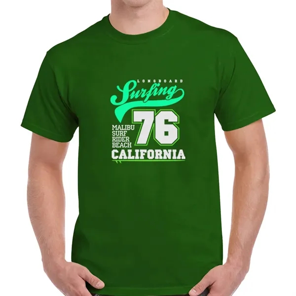 Unisex heavy cotton T-shirt with taped neck and shoulders.... from ASI 39552 BEL Promo