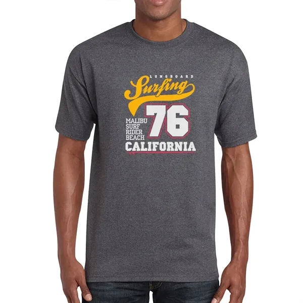 Unisex heavy cotton T-shirt with taped neck and shoulders.... from ASI 39552 BEL Promo