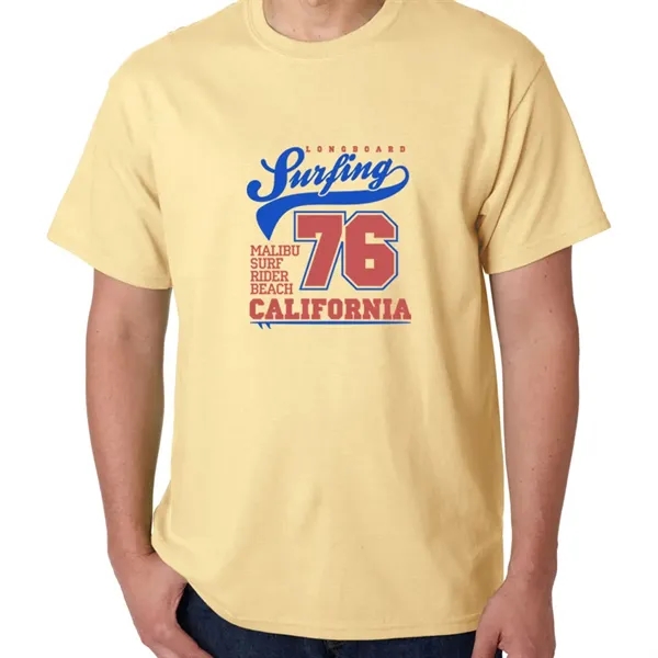 Unisex heavy cotton T-shirt with taped neck and shoulders.... from ASI 39552 BEL Promo