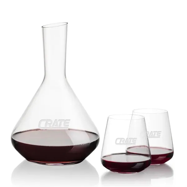 The Terrassa Carafe & 2 Breckland Wine Set is a stellar... from ASI 84592 St Regis Group