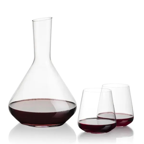 The Terrassa Carafe & 2 Breckland Wine Set is a stellar... from ASI 84592 St Regis Group