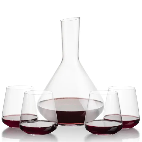 The Terrassa Carafe & 2 Breckland Wine Set is a stellar... from ASI 84592 St Regis Group