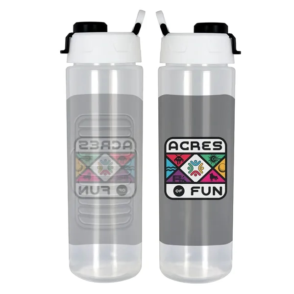 Two Tone Pop Up 24 oz. Full Color Debossed Bottle... from ASI 30208 A P Specialties / AP Specialties