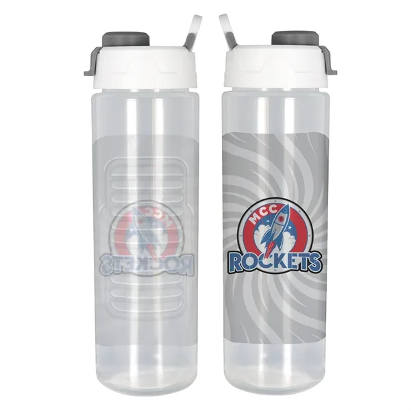 Two Tone Pop Up 24 oz. Full Color Debossed Bottle... from ASI 30208 A P Specialties / AP Specialties