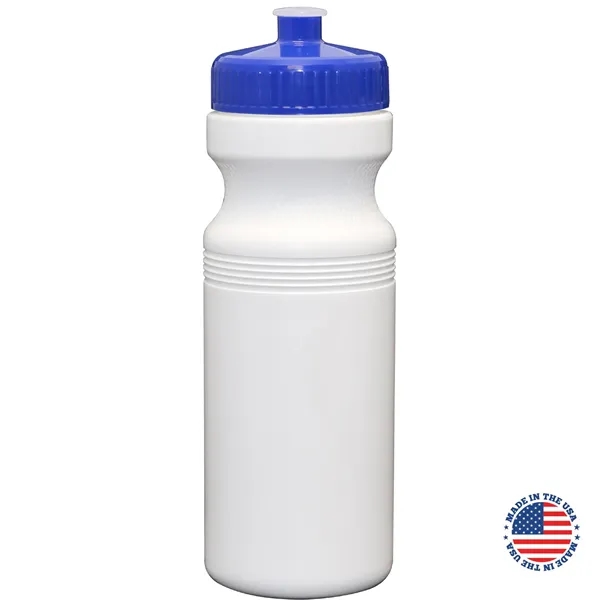 24 oz. USA-Made White Sport Bottle with Push-Pull Lid... from ASI 80060 VisionUSA