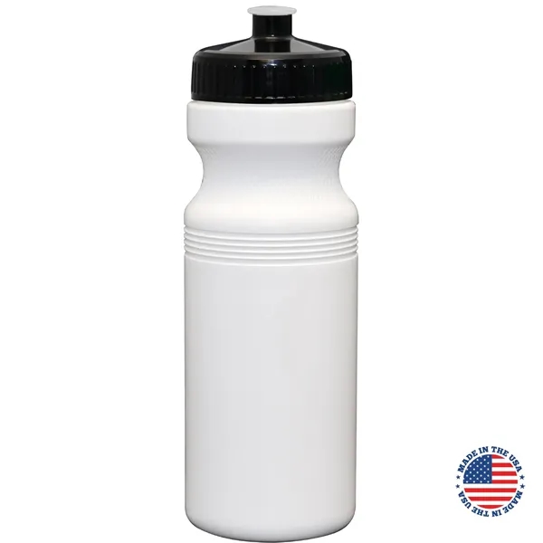 24 oz. USA-Made White Sport Bottle with Push-Pull Lid... from ASI 80060 VisionUSA