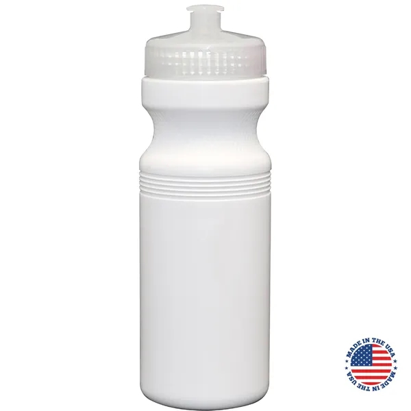 24 oz. USA-Made White Sport Bottle with Push-Pull Lid... from ASI 80060 VisionUSA