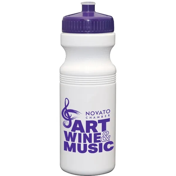 24 oz. USA-Made White Sport Bottle with Push-Pull Lid... from ASI 80060 VisionUSA