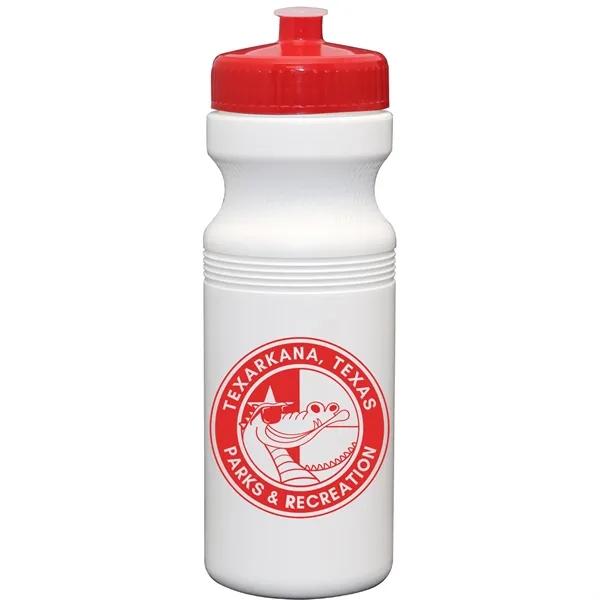 24 oz. USA-Made White Sport Bottle with Push-Pull Lid... from ASI 80060 VisionUSA