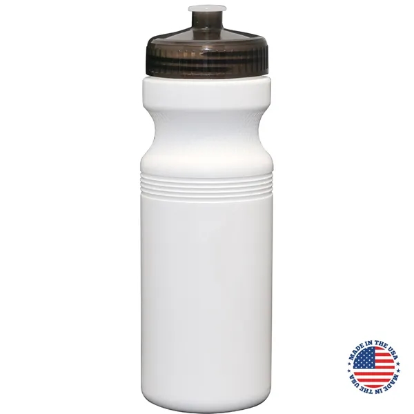 24 oz. USA-Made White Sport Bottle with Push-Pull Lid... from ASI 80060 VisionUSA