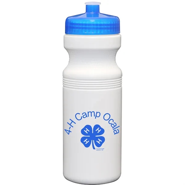 24 oz. USA-Made White Sport Bottle with Push-Pull Lid... from ASI 80060 VisionUSA