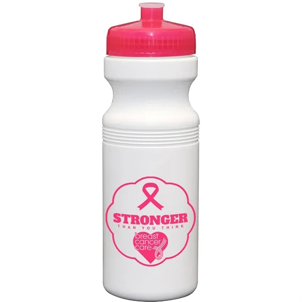 24 oz. USA-Made White Sport Bottle with Push-Pull Lid... from ASI 80060 VisionUSA