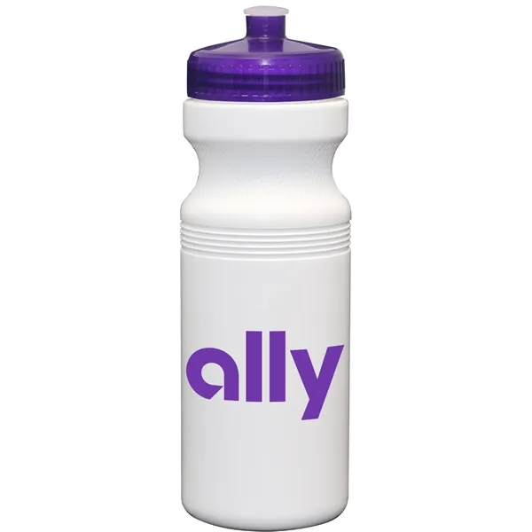 24 oz. USA-Made White Sport Bottle with Push-Pull Lid... from ASI 80060 VisionUSA