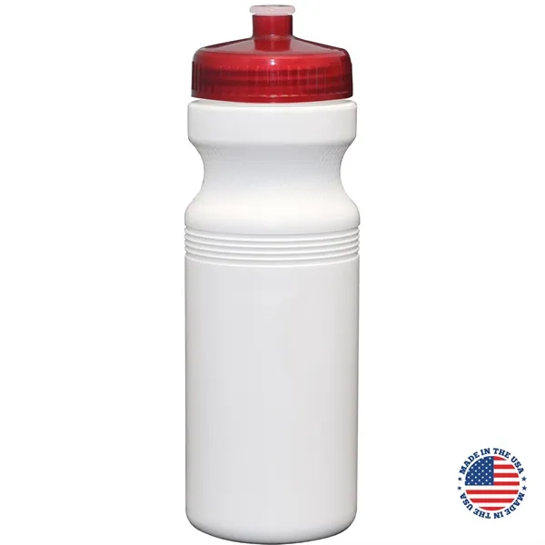 24 oz. USA-Made White Sport Bottle with Push-Pull Lid... from ASI 80060 VisionUSA