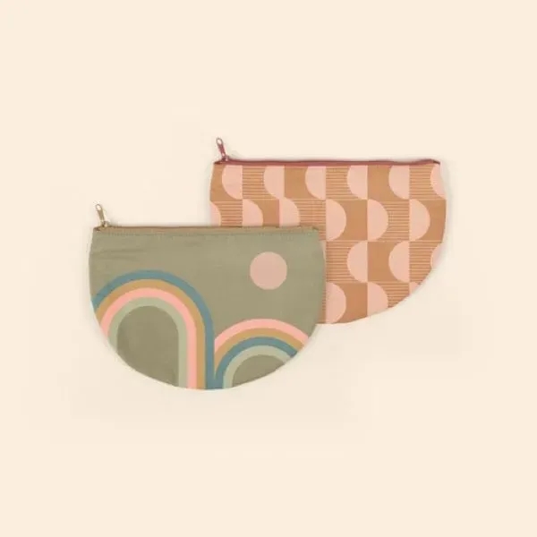 The Slice is a flat, half-moon shaped pouch with a zippered... from ASI 74710 Numo