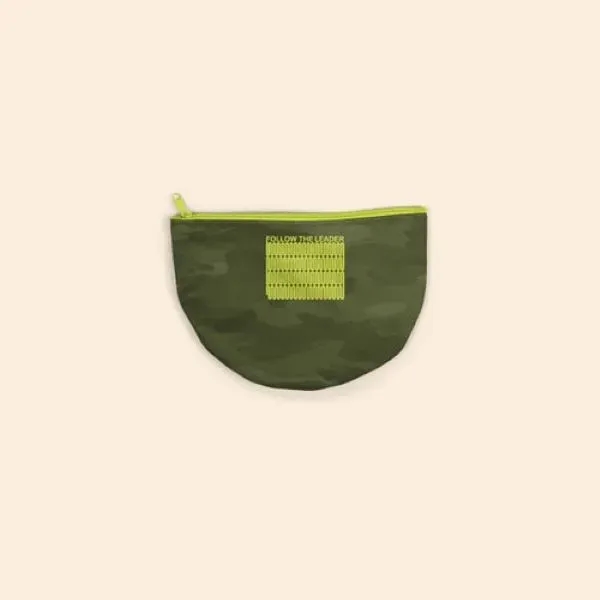 The Slice Pouch is a flat, half-moon shaped canvas pouch with... from ASI 74710 Numo