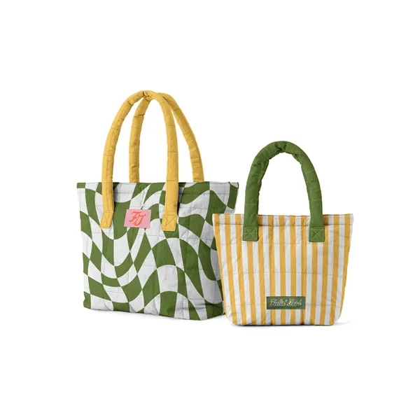 Full-color, full-bleed design and a magnetic snap closure, this bag keeps... from ASI 45657 Pop! Promos