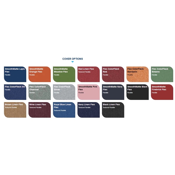 5.5" x 8.5" prestige seminar pad with extended back cover with... from ASI 91340 Journalbooks/Timeplanner Calendars