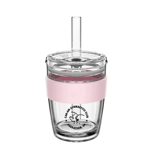 Available in: M 12oz/340ml,Tempered glass cup, silicone band and gasket, co-polyester... from ASI 72657 Active Life Promo / Apres Ski Active Life