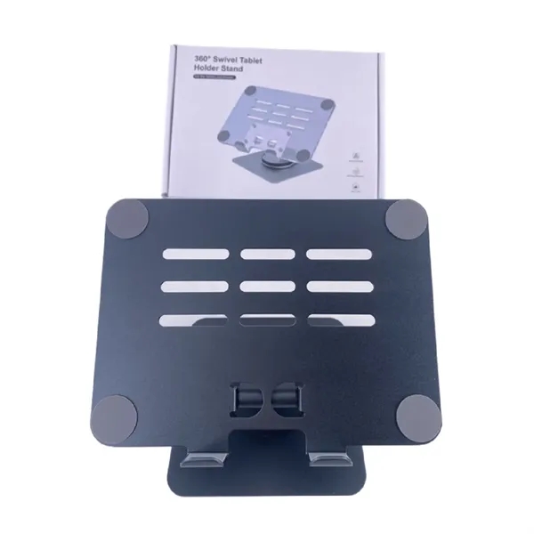 Foldable 360-degree rotatable tablet holder plus 1c1p silkscreen or laser engraving... from ASI 37218 Athena Promo (tm)