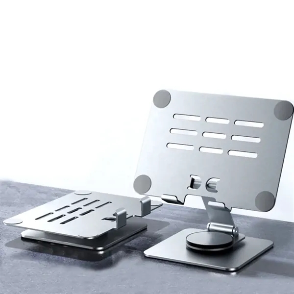 Foldable 360-degree rotatable tablet holder plus 1c1p silkscreen or laser engraving... from ASI 37218 Athena Promo (tm)