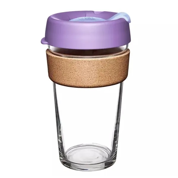 Available in L 16oz/454ml, Tempered glass cup, 100% recovered cork band,... from ASI 72657 Active Life Promo / Apres Ski Active Life