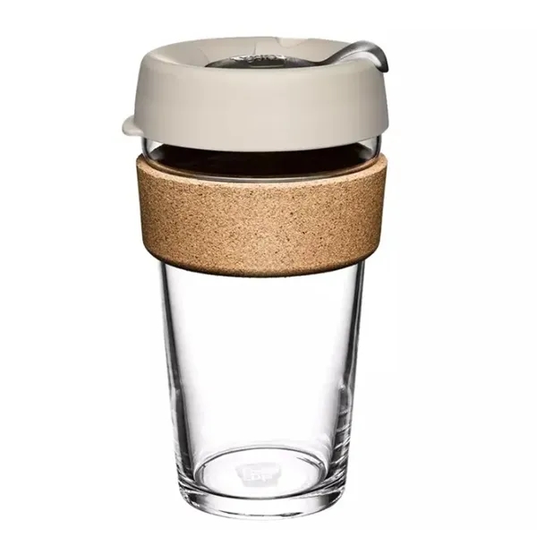 Available in L 16oz/454ml, Tempered glass cup, 100% recovered cork band,... from ASI 72657 Active Life Promo / Apres Ski Active Life