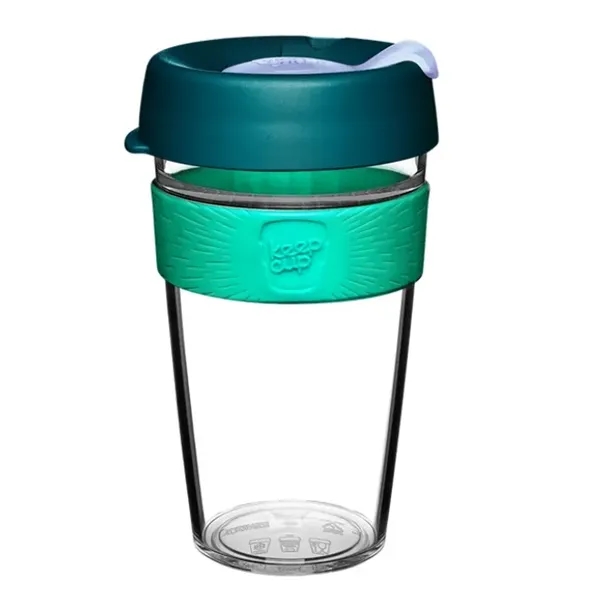 PP reusable cup, silicone band, PP alloy lid, LDPE plug.Dishwasher safe.... from ASI 72657 Active Life Promo / Apres Ski Active Life