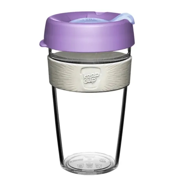 PP reusable cup, silicone band, PP alloy lid, LDPE plug.Dishwasher safe.... from ASI 72657 Active Life Promo / Apres Ski Active Life
