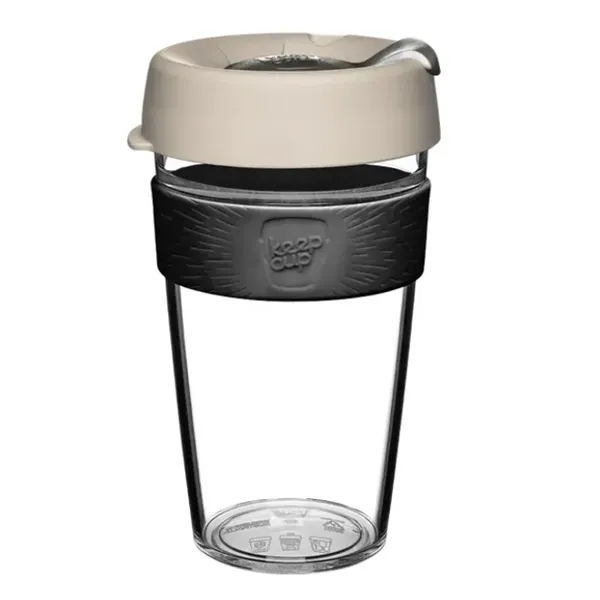 PP reusable cup, silicone band, PP alloy lid, LDPE plug.Dishwasher safe.... from ASI 72657 Active Life Promo / Apres Ski Active Life