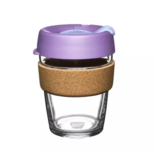 100mm with lid, 81mm with-out lid,Tempered glass cup, 100% recovered cork... from ASI 72657 Active Life Promo / Apres Ski Active Life