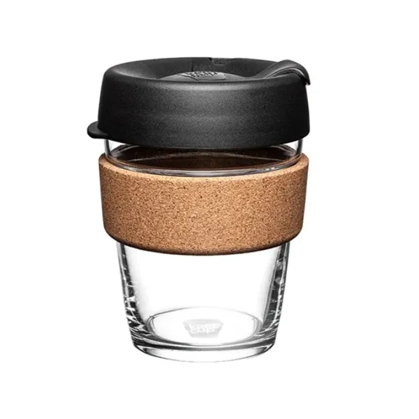 100mm with lid, 81mm with-out lid,Tempered glass cup, 100% recovered cork... from ASI 72657 Active Life Promo / Apres Ski Active Life